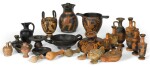 A GROUP OF GREEK POTTERY VESSELS, 5TH/3RD CENTURY B.C