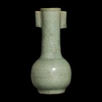 A Longquan Guan-type celadon arrow vase Southern Song - Yuan dynasty | 南宋至元 龍泉仿官釉投壺