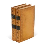 Swift, Voyages de Gulliver, Paris, 1797, contemporary citron morocco by Simier, 2 volumes