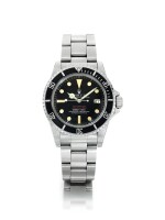 ROLEX DOUBLE RED SEADWELLER REF 1665 | A STAINLESS STEEL AUTOMATIC CENTER SECONDS WRISTWATCH WITH DATE CIRCA 1977