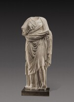 A Roman Marble Portrait Statue of a Woman, circa 1st Century A.D.