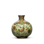 A cloisonné enamel vase | Attributed to the Kyoto Namikawa Workshop | Meiji period, late 19th century