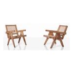 Pair of Easy Chairs, Model No. PJ-SI-29-A