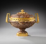 A Louis XVI gilt-bronze mounted brèche marble pot-pourri vase, circa 1775 | Vase pot-pourri en marbre brèche et monture de bronze doré d’époque Louis XVI, vers 1775