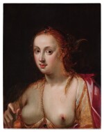 Portrait of an elegant woman in the guise of Venus
