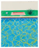 Drawing of a Pool and Towel