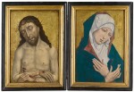 FOLLOWER OF SIMON MARMION  |  A diptych: Mater Dolorosa; Christ as the Man of Sorrows