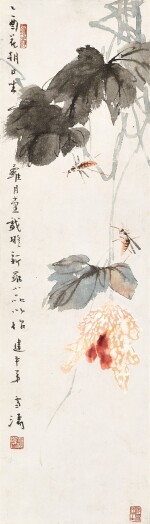 Wang Xuetao 王雪濤 | Insects and Vines 瓜藤草蟲