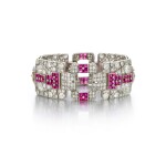 Diamond and ruby bracelet (Bracciale in rubini e diamanti)