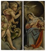 Angel of the Annunciation; Virgin of the Annunciation: a pair