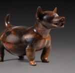 Colima standing Dog Figure, Mexico, Protoclassic, ca. 100 BC-AD 250 | Chien, Colima, Mexique, Protoclassique, ca. 100 AV. J.-C.-250 AP. J.-C.