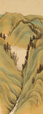 Terasaki Kogyo (1866-1919) | Late Spring Mountain (Banshun no yama) | Taisho period, 20th century
