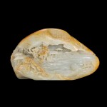 An outstanding imperial inscribed Khotan white jade 'landscape' boulder Qing dynasty, Qianlong period, the poem dated to the Spring of the gengxu year, corresponding to 1790 | 清乾隆 御製「題和闐玉山水圖」山子 《乾隆庚戌春御題》款   「古香」、「太璞」印