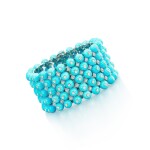 Turquoise and Diamond Bracelet | 綠松石 配 鑽石 手鏈