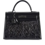 Limited Edition Black Box Feathers So Black Kelly 32 Sellier Black PVD Hardware, 2010