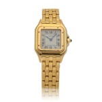 Panthere, Ref. 1070 2  Yellow gold wristwatch with bracelet  Circa 2000
