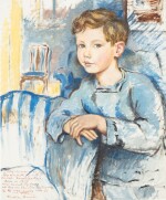 Peter Ustinov at the Age of Four (after Zinaida Serebriakova) | Peter Ustinov âgé de quatre ans (d'après Zinaida Serebriakova)