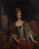 GERMAN SCHOOL, EARLY 18TH CENTURY | Portrait of a Queen, seated three-quarter-length