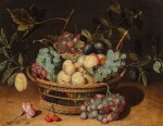 Still-life with grapes | Nature morte aux raisins