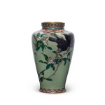 A cloisonné enamel vase | Seal of the Otani Tameshiro workshop | Meiji period, late 19th century
