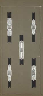 Design of five wristwatches with accompanying NFT  Circa 1960