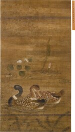 (傳) 孟玉澗　荷塘遊鳬圖｜Attributed to Meng Yujian, Ducks
