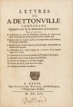 Lettres de A. Dettonville ... Paris, 1658-1659. Rarissime édition originale en reliure de l'époque.