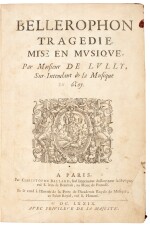 J.-B. Lully. First edition of "Bellérophon", 1679