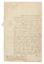 GEORGE III | document signed, 1803
