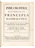 Newton, Philosophiae naturalis principia mathematica, London, 1687, contemporary vellum