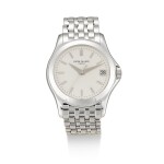PATEK PHILIPPE  |  REFERENCE 5107,  A WHITE GOLD BRACELET WATCH WITH DATE, MADE IN 2002