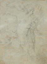 Standing Angel with Flowing Drapery