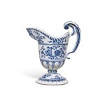 A Chinese Export Blue and White Ewer, Qing Dynasty, Kangxi Period