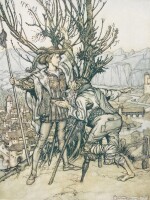 Arthur Rackham | Original illustration for The Fairy Tales of the Brothers Grimm ("Briar Rose"')
