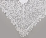 A large cotton and lace tablecloth, early 20th century