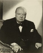 Churchill, Winston | An iconic Churchill portrait, signed