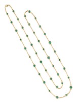 Emerald necklace [Collier émeraudes]