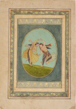 Two dancers, India, Mughal, second half 17th/early 18th century