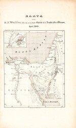Mecca--Wallin. Första Resa fran Cairo till Arabiska öknen i April 1845. 1853, first edition, 8vo, boards 