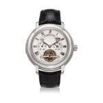 Reference 25948PT Jules Audemars Tradition D'Excellence No. 2  A limited edition platinum minute repeating tourbillon wristwatch with perpetual calendar, Circa 2000