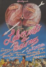 LABERINTO DE PASIONES / LABYRINTH OF PASSION (1982) POSTER, SPANISH, SIGNED BY PEDRO ALMODÓVAR