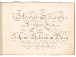 J.S. Bach. First edition of the six sonatas for keyboard and violin BWV 1014-1019, c.1802