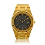 Reference 14486BA Royal Oak A yellow gold automatic wristwatch with date and bracelet, Circa 1988