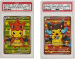 Poncho-Wearing Pikachu (Mega Charizard X and Y Pikachu Special Box) (set of two) | 穿雨衣的比卡超（超級噴火龍 X 及 Y 比卡超特別盒）（一組兩張）