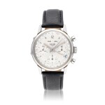 'Dato 12' Carrera, Ref. 2547  Stainless steel triple calendar chronograph wristwatch  Circa 1969