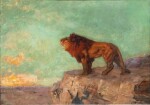 Lion on a cliff | Lion sur une falaise