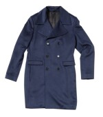 Blue cachemire caban jacket