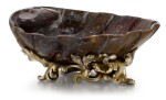 A Fabergé silver-gilt mounted jasper bowl, workmaster Julius Rappoport, St Petersburg, circa 1890