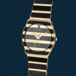 Polo Day Date, Reference 15562 C 701 | A yellow gold and DLC-coated wristwatch with day and date | Circa 1995
