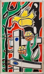 After Fernand Léger （繼）費爾南・雷捷 | L'oiseau à la fleur 花鳥
